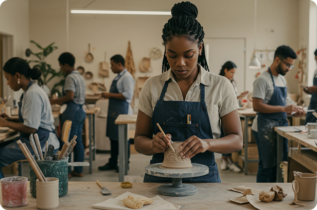 Artisan at work